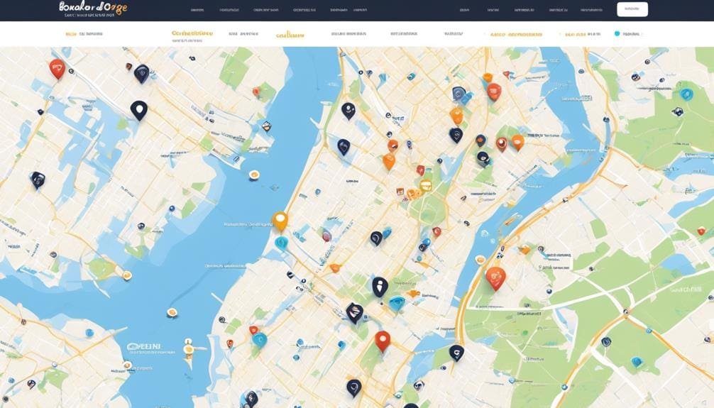 detailed visual representations and maps