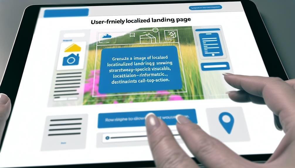 effective ux for local pages