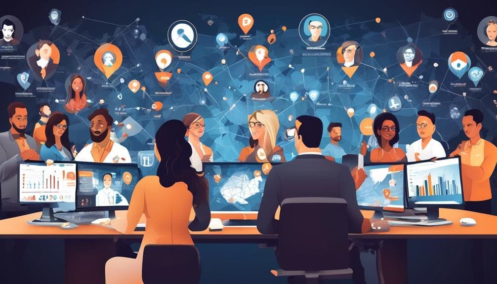 examining audience interaction patterns