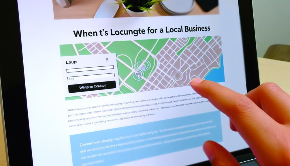 optimizing landing pages locally