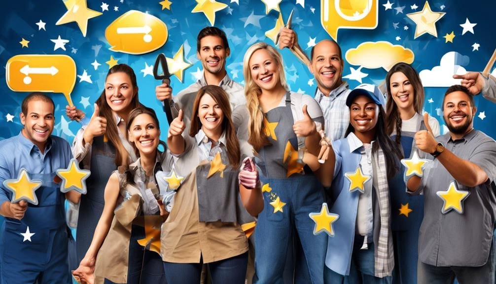 positive customer reviews and feedback